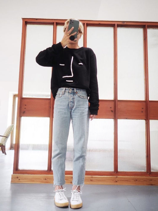 AV London x White Profile Sweatshirt (Exclusive)