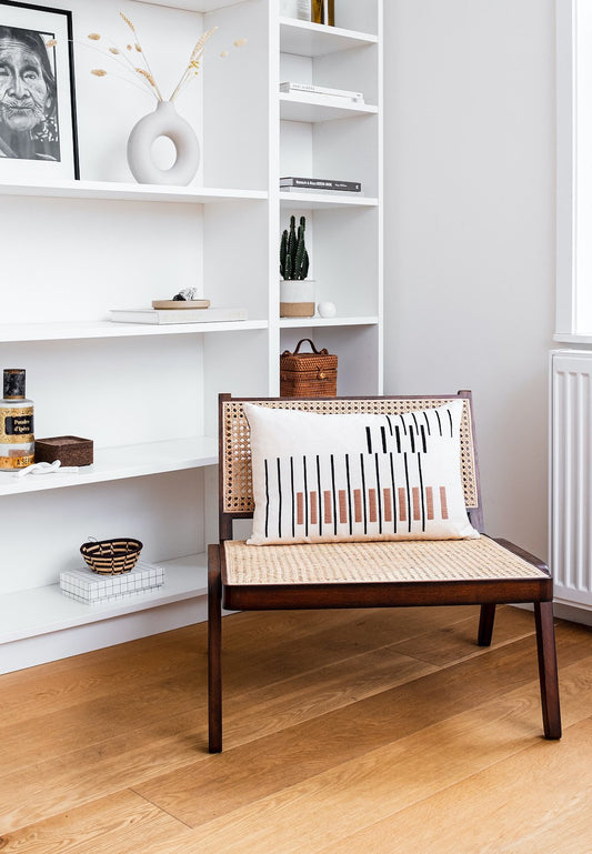 Parallel Cushion Off White