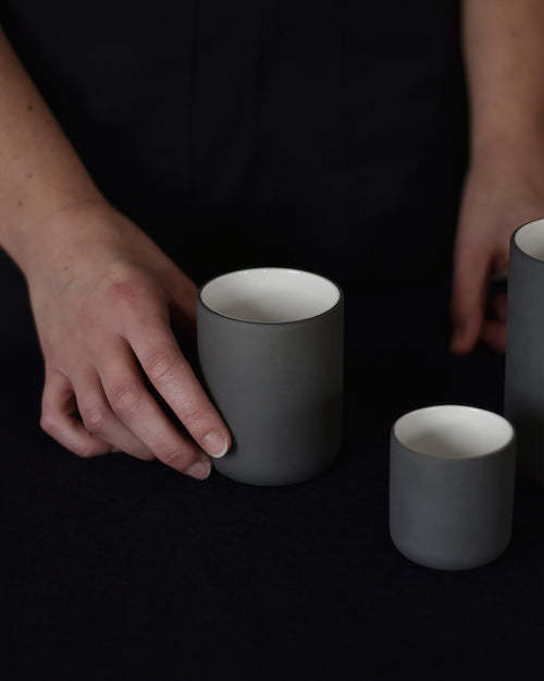 Coffee Cup in Dark Grey