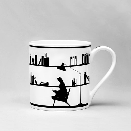 Reading Rabbit Mug