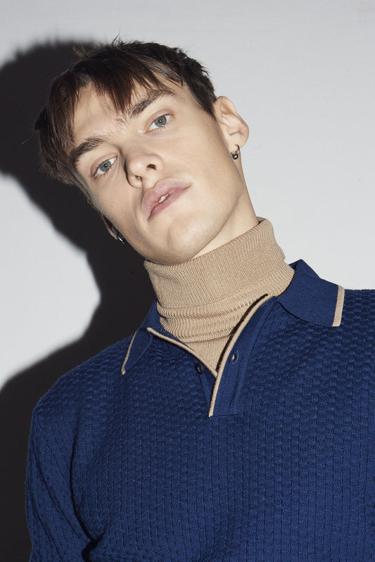 King & Tuckfield Textured Polo