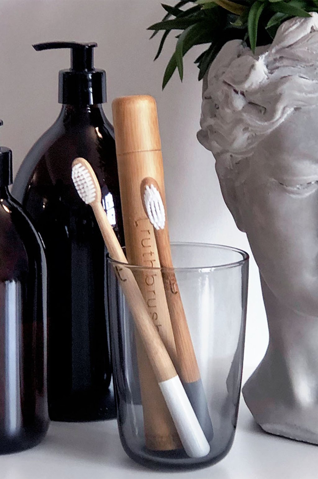 Bamboo Toothbrush in Storm Grey