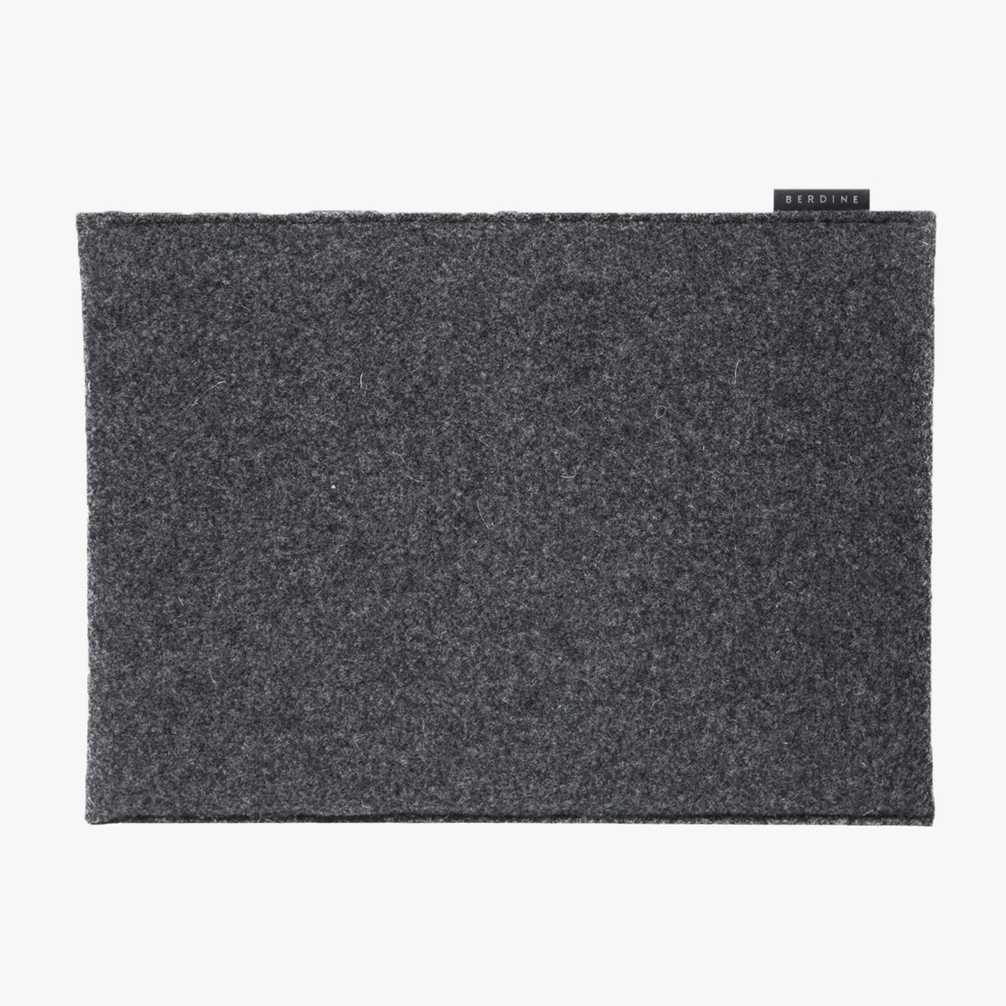 Felt Wool Computer Sleeve 15" in Dark Grey
