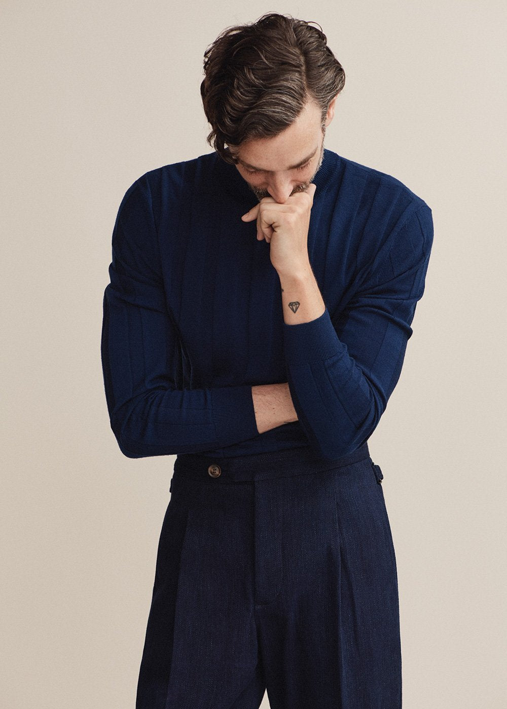 Merino Polo Neck