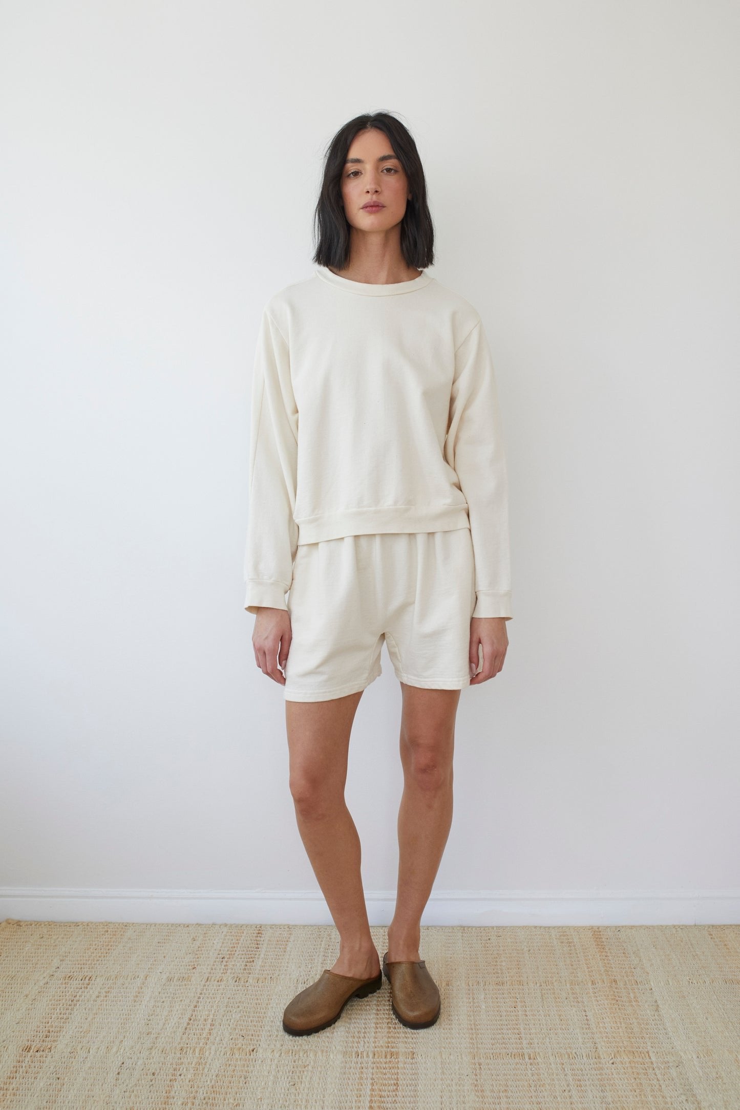 Easy Shorts in Natural Organic Cotton