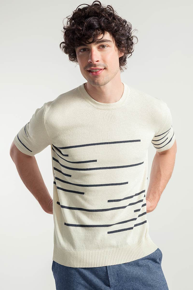 Adone Organic Cotton T-Shirt in Natural