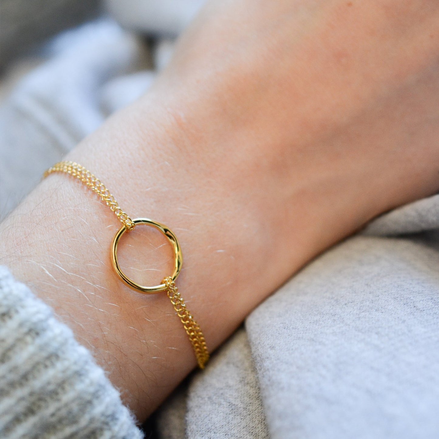 Circle of Life Gold Bracelet