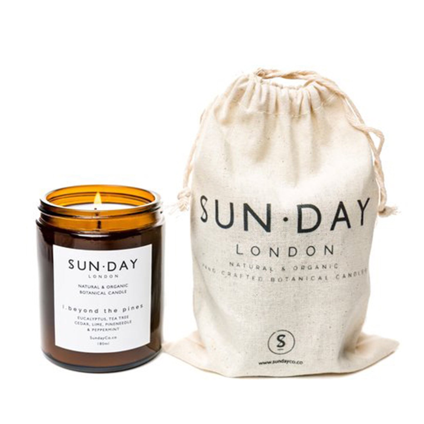 Beyond the Pines Scented Botanical Candle