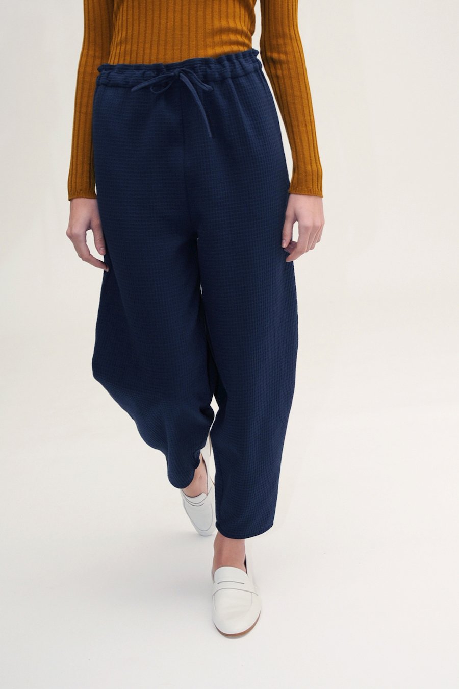 Eriko Organic Cotton Trousers in Indigo