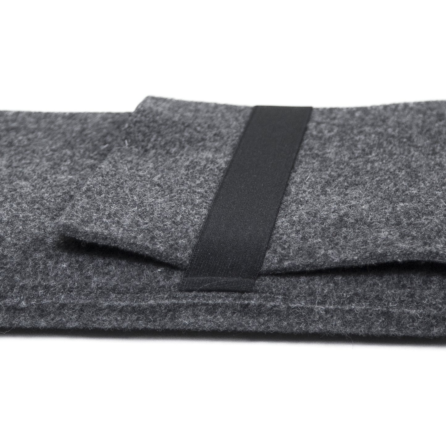 Felt Wool Computer Sleeve 15" in Dark Grey