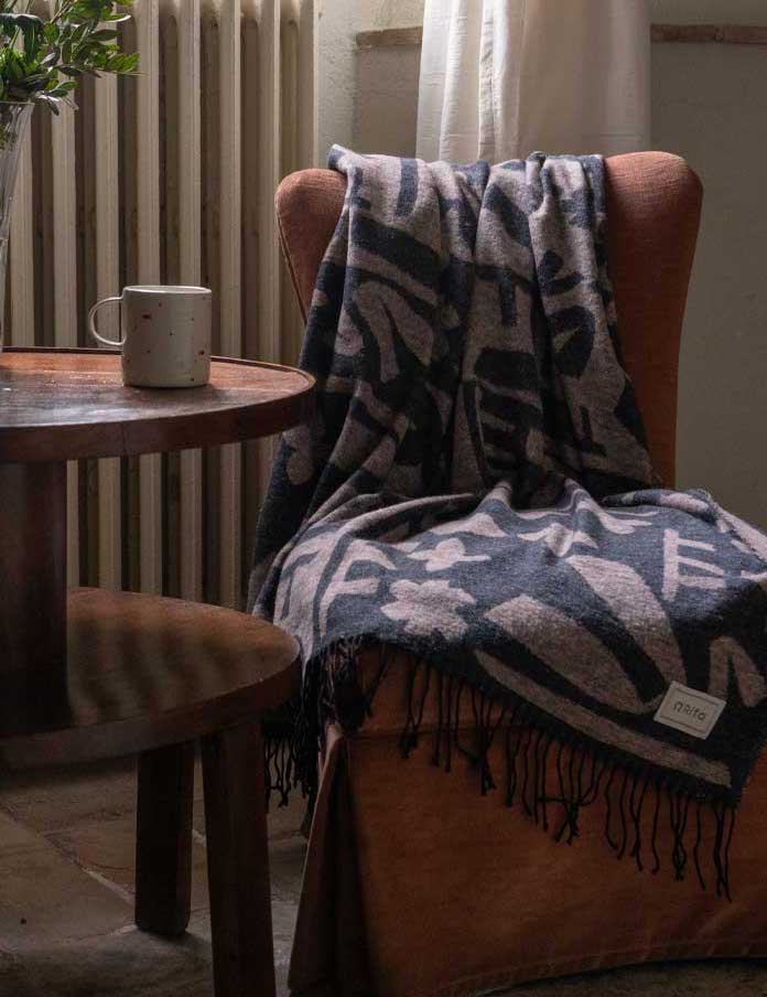 Cody Brushed  Recycled Cotton Throw
