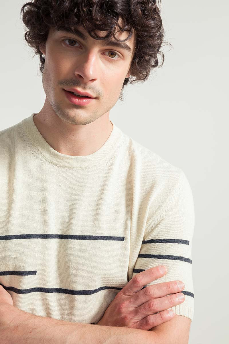 Adone Organic Cotton T-Shirt in Natural