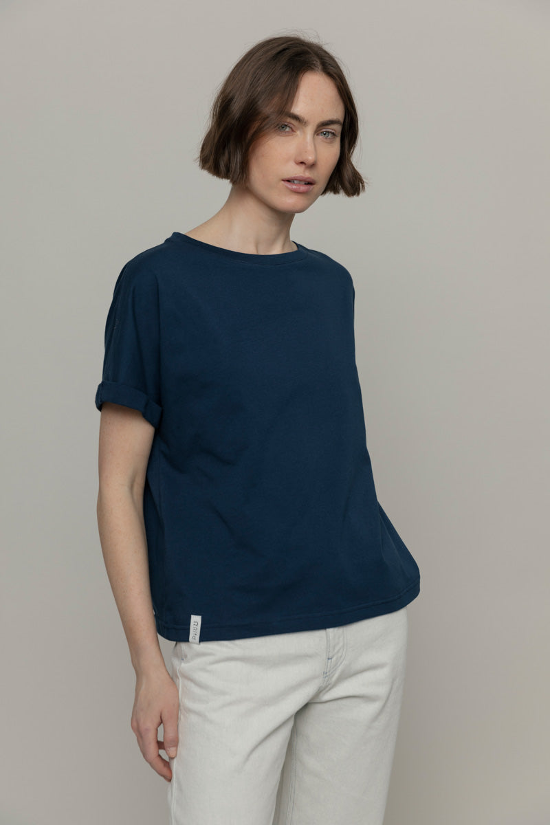 Cris Organic Cotton T-Shirt in Blue