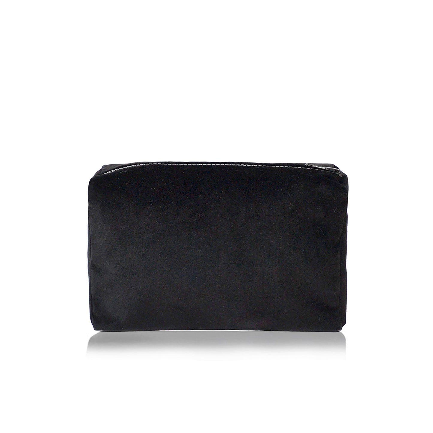 Zip Velvet Pouch