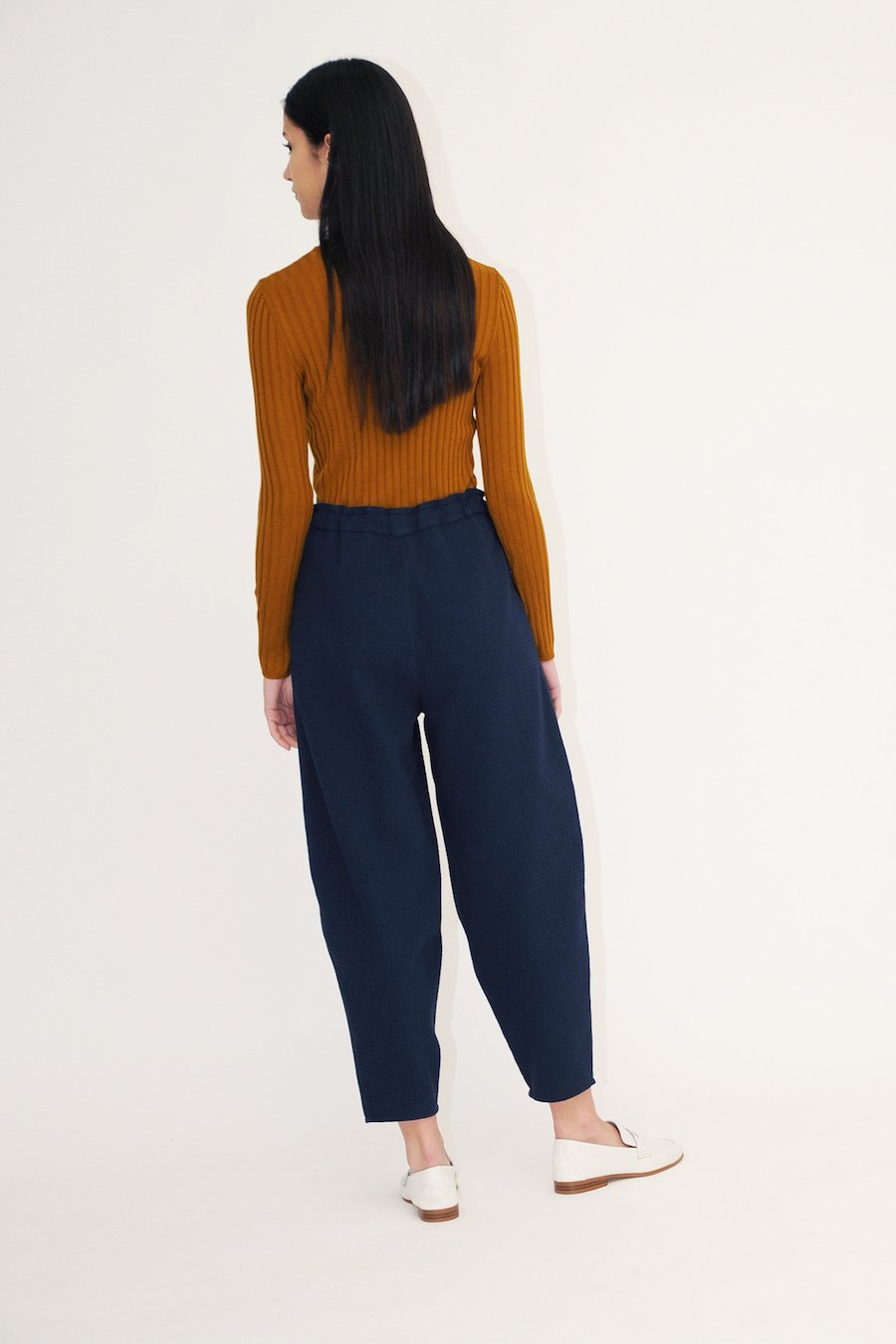 Eriko Organic Cotton Trousers in Indigo