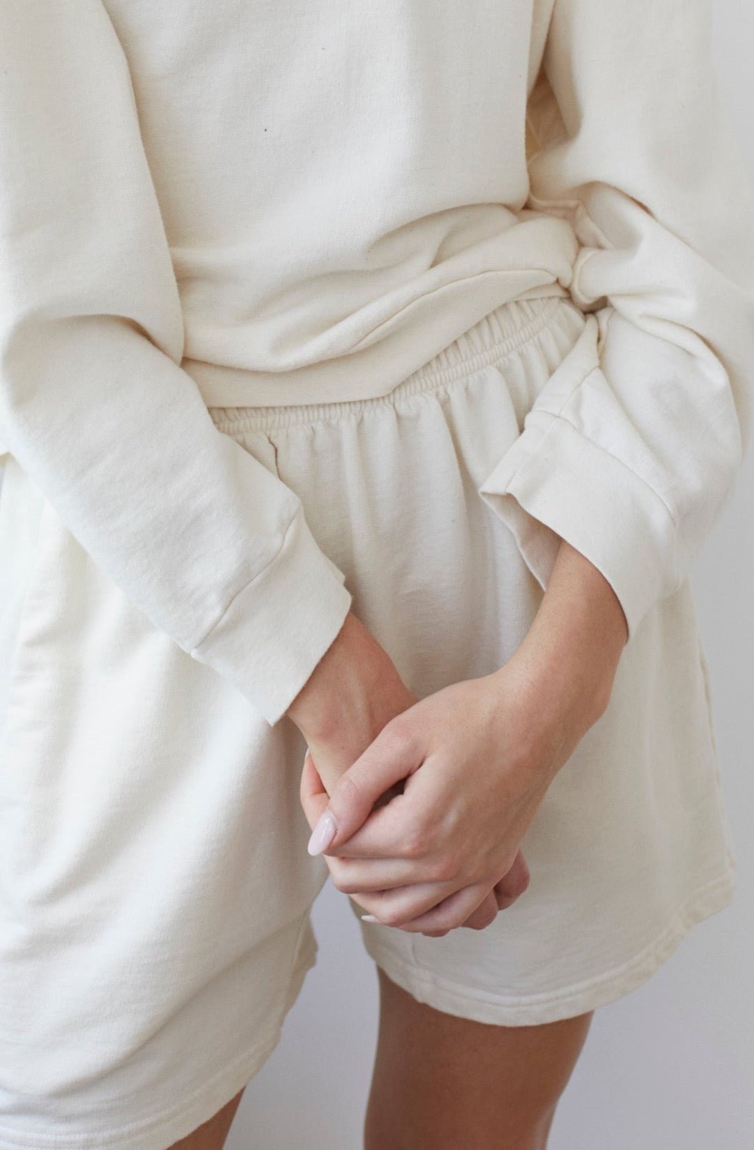 Easy Shorts in Natural Organic Cotton