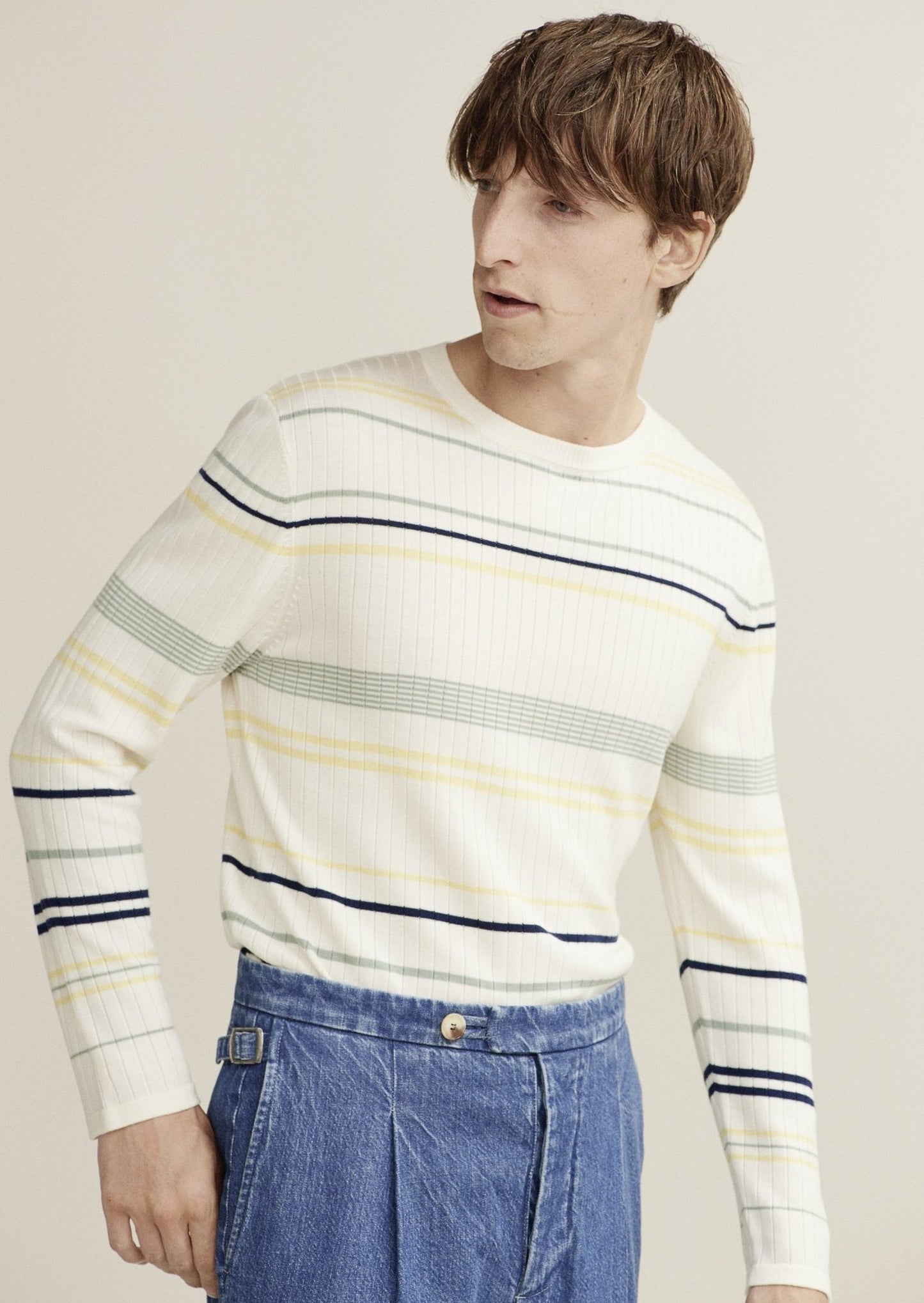 Ribbed Long Sleeve Sweater