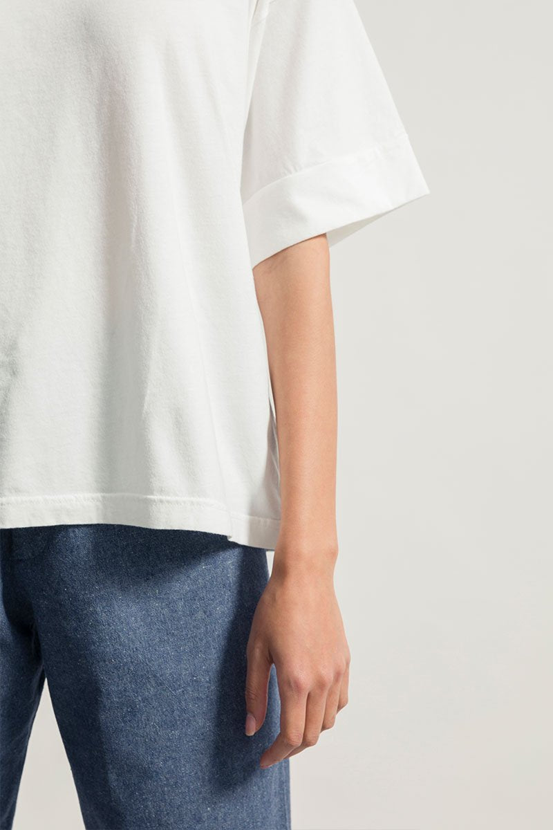 Oversized Organic Cotton T-Shirt in White