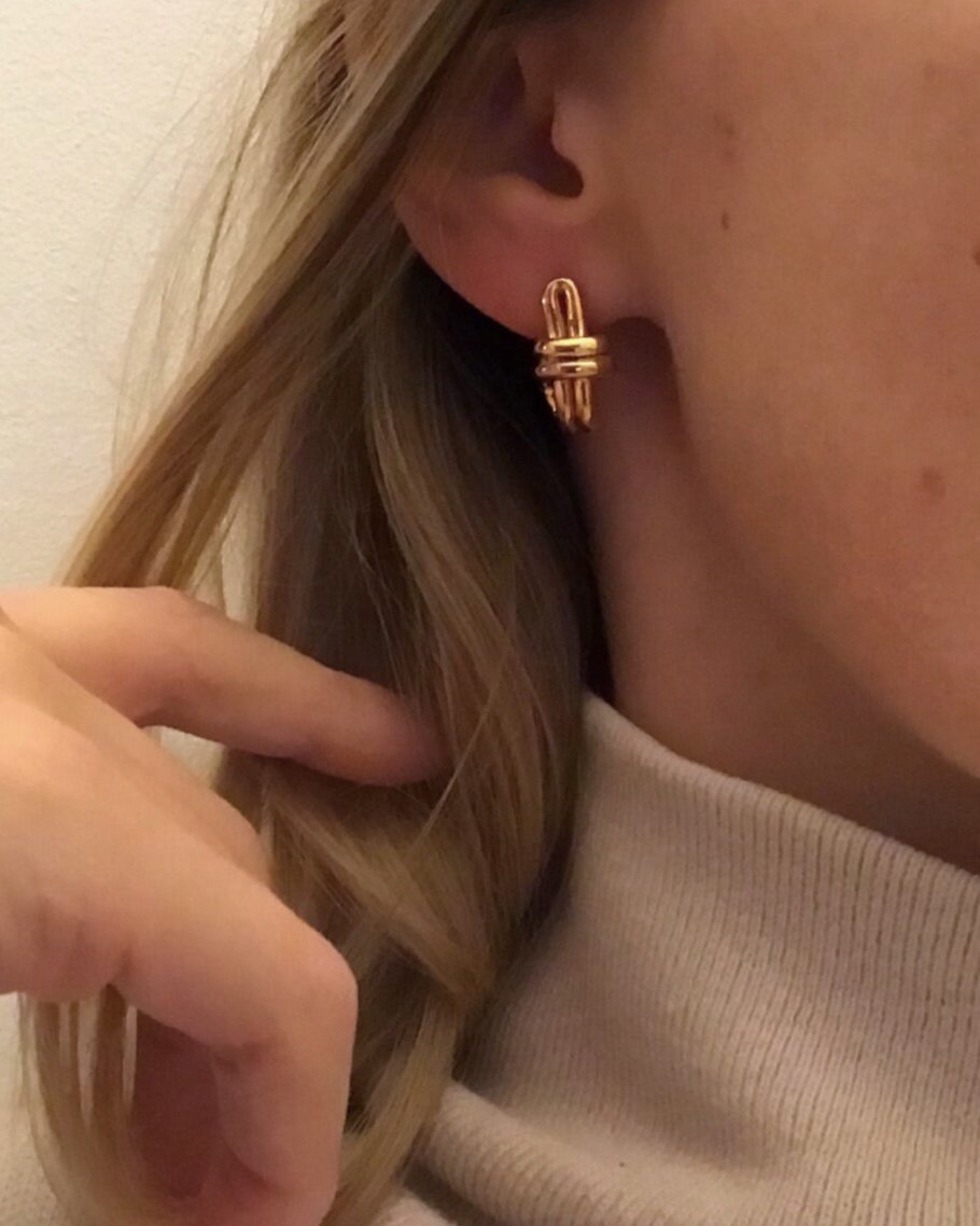 Pablo Earrings in Gold