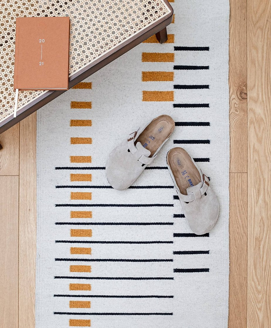 Long Parallel Runner Off White