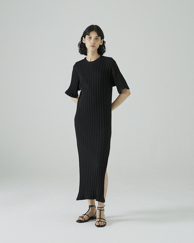 Alena Midi Dress in Black