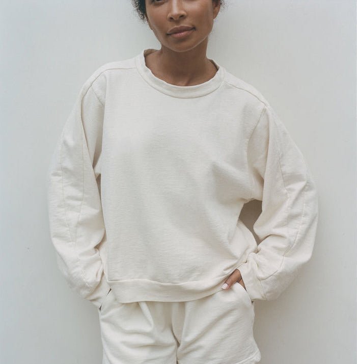 Easy Sweatshirt in Natural Organic Cotton