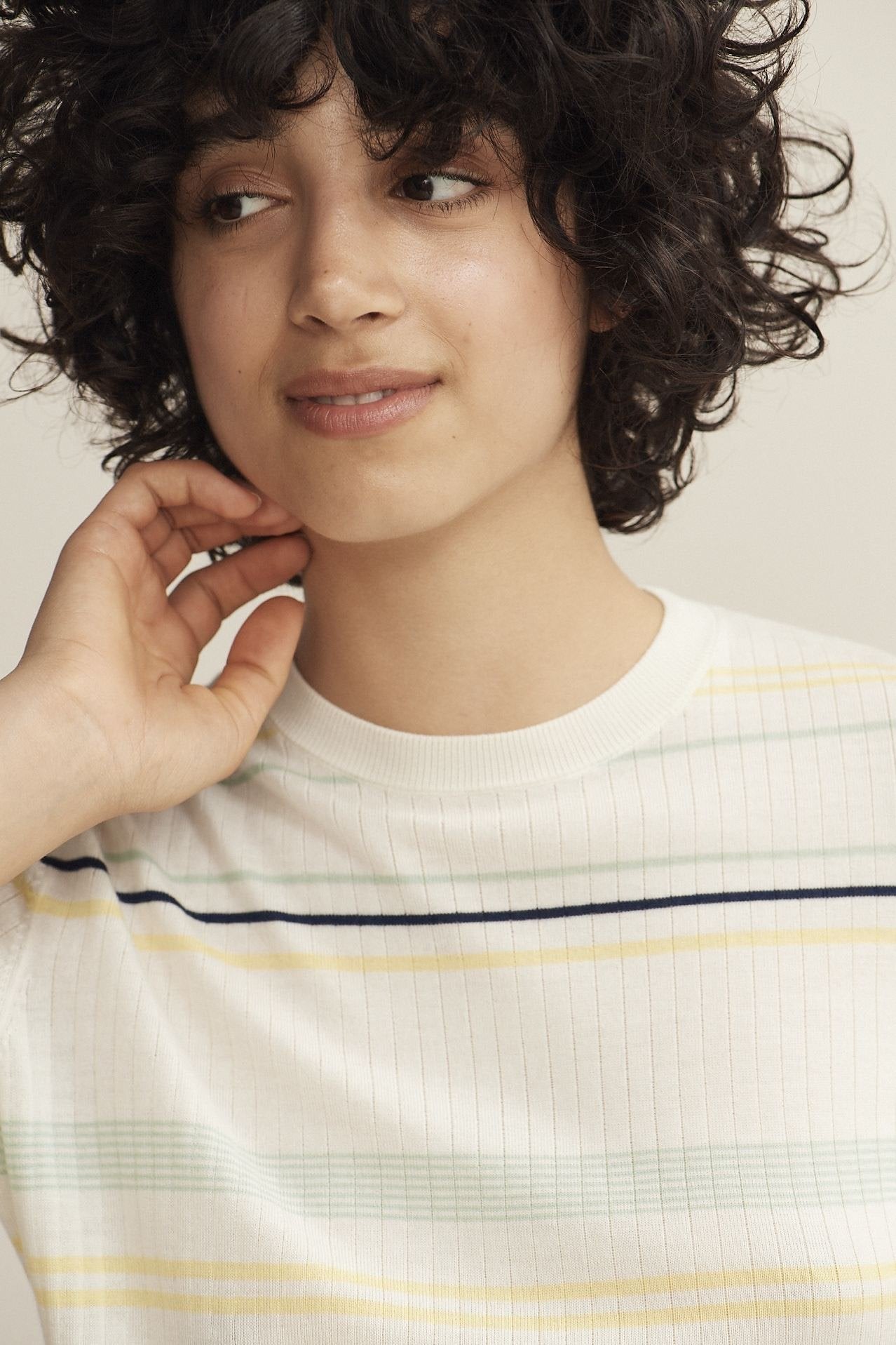 Striped Knitted T-shirt