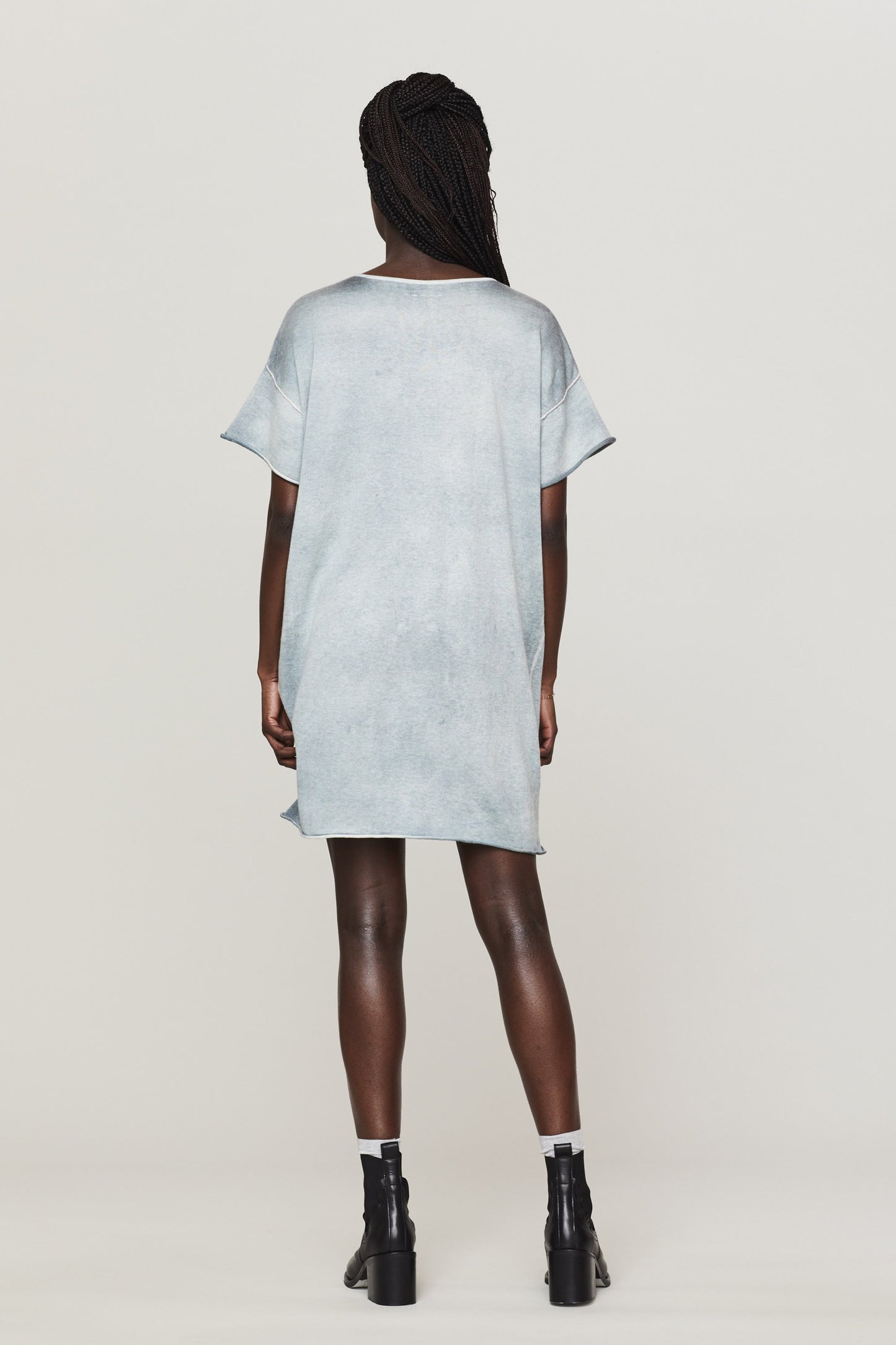 Rostock T-Shirt Dress in Cotton Cashmere