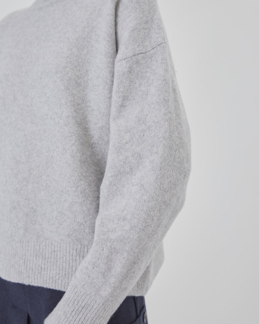 Bennett Cashmere Blend Sweater in Ice Grey
