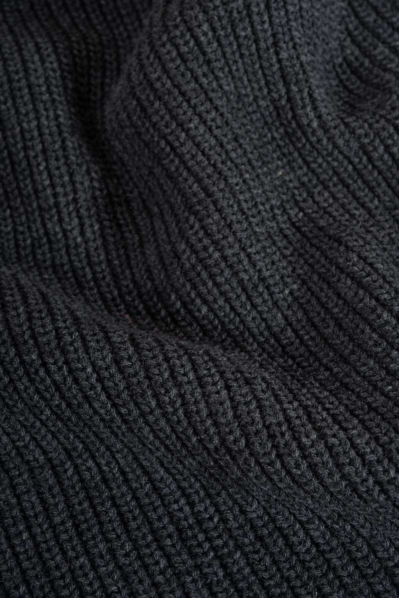 Aspasia Recycled Cotton Cardigan in Anthracite