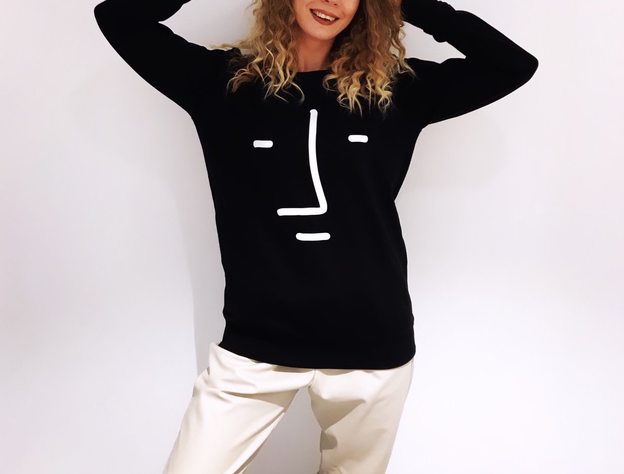 AV London x White Profile Sweatshirt (Exclusive)