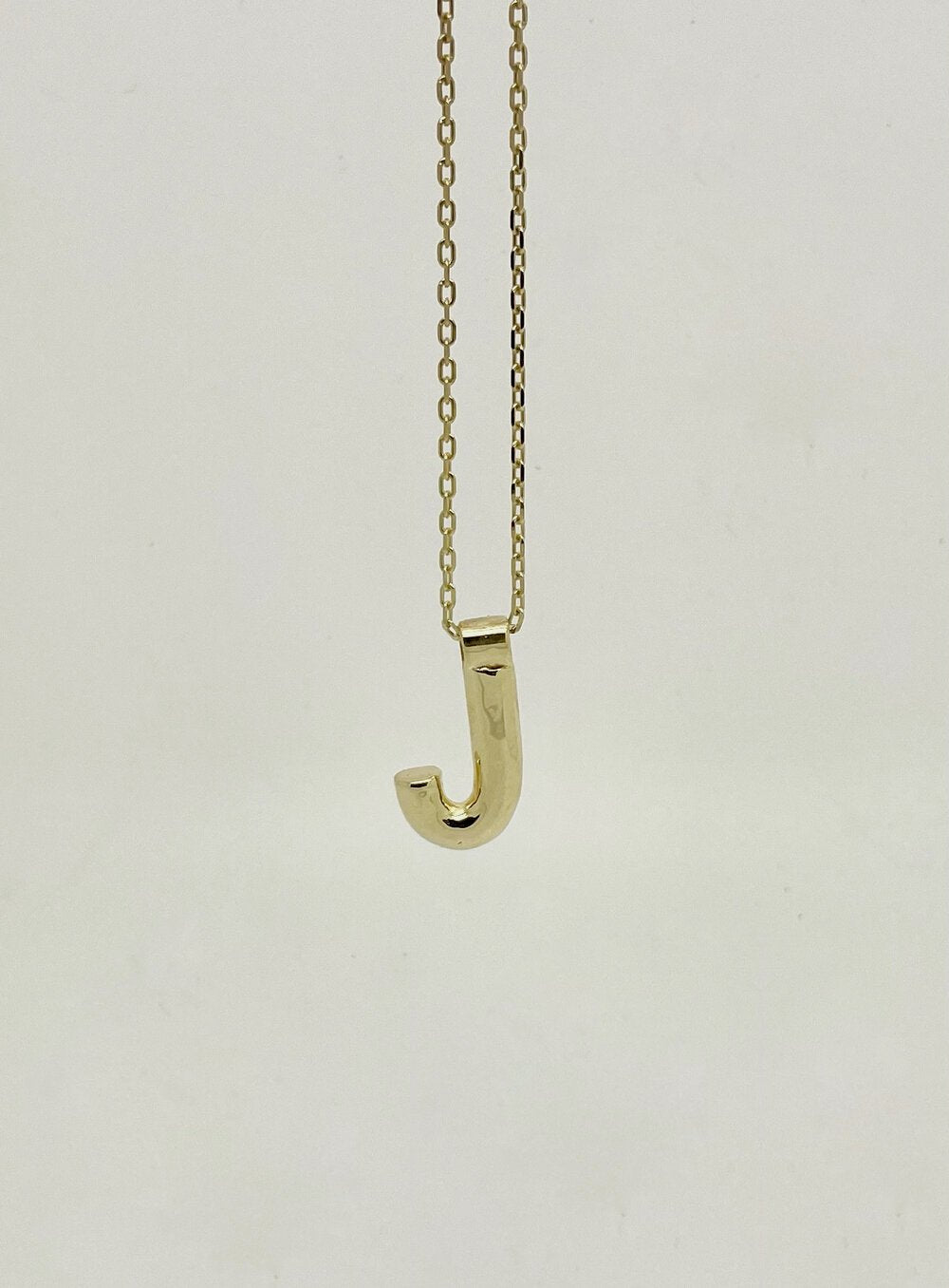 'J' 'O' 'R' 'S' Initial Pendant in Gold