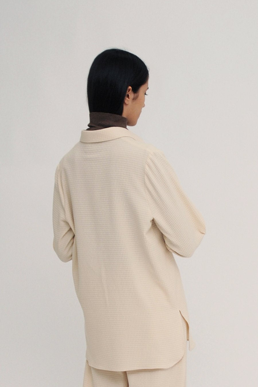 Pierre Organic Cotton Shirt in Ecru