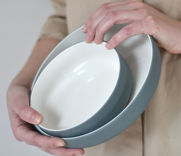 Ceramic Bowl in Teal