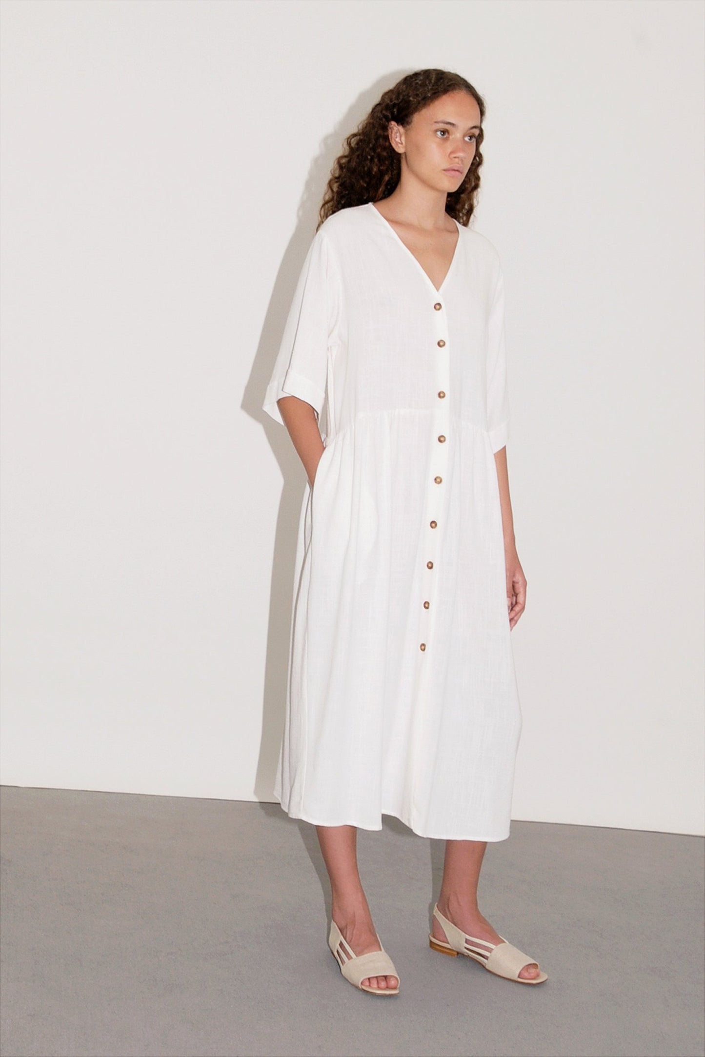 Penelope Dress in White