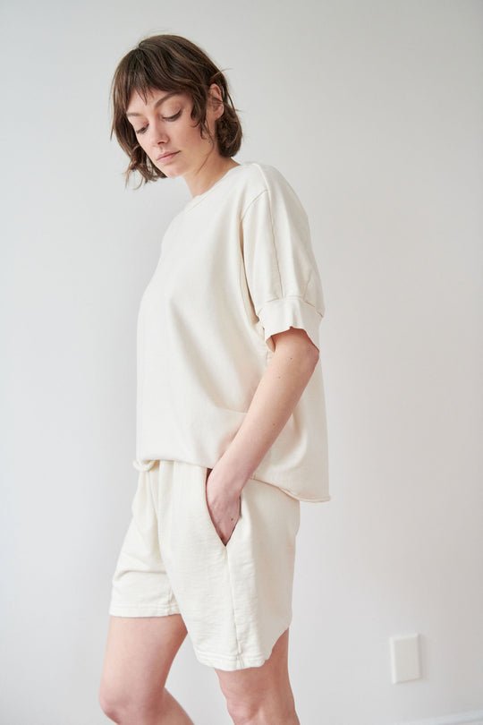 Easy Shorts in Natural Organic Cotton