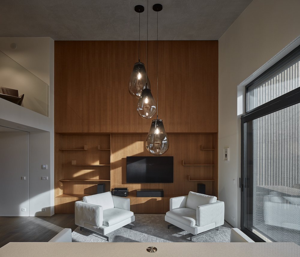 Crystal Tim Pendant in Smoke Black, Large