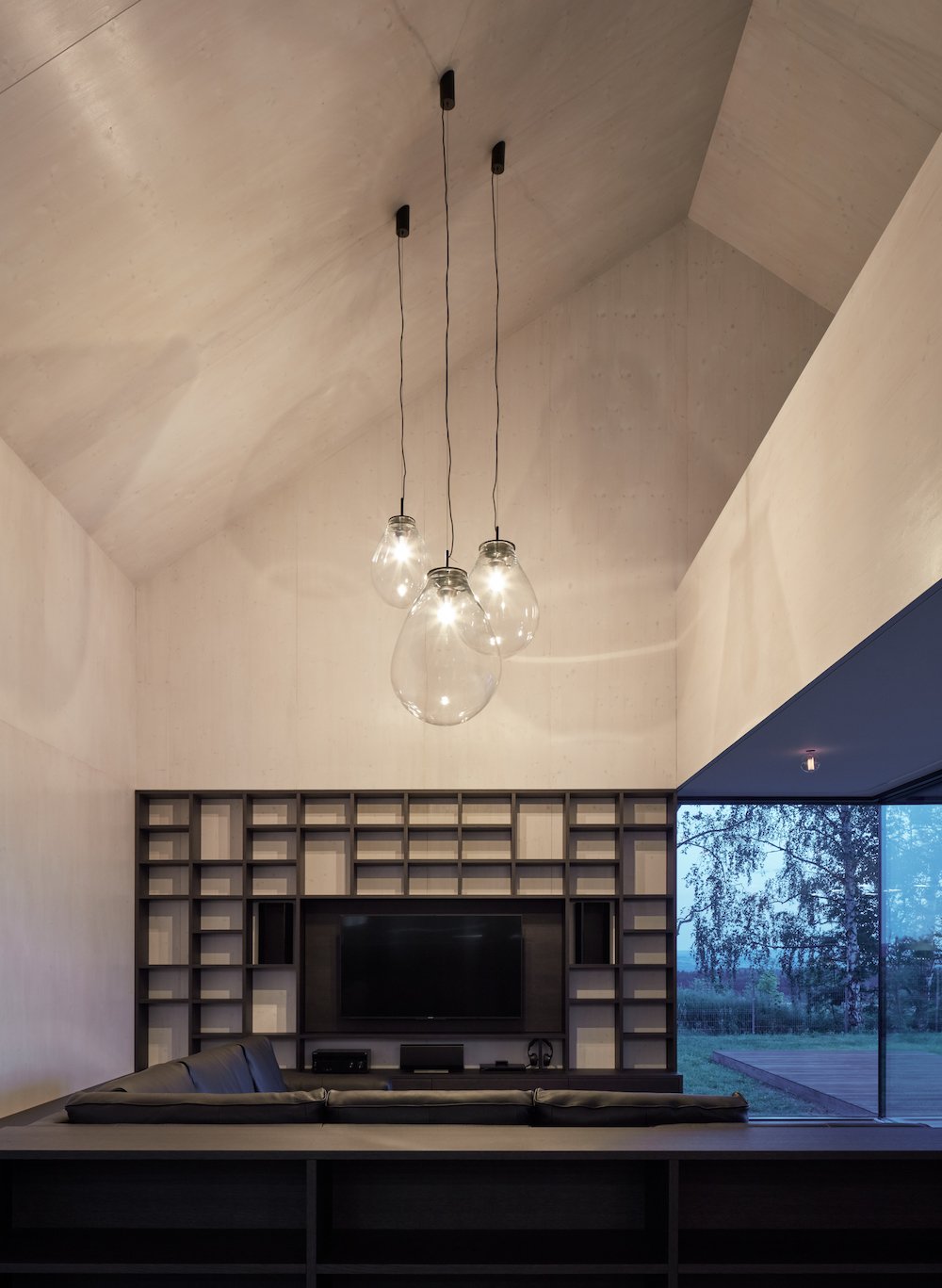 Crystal Tim Pendant in Silver, Small