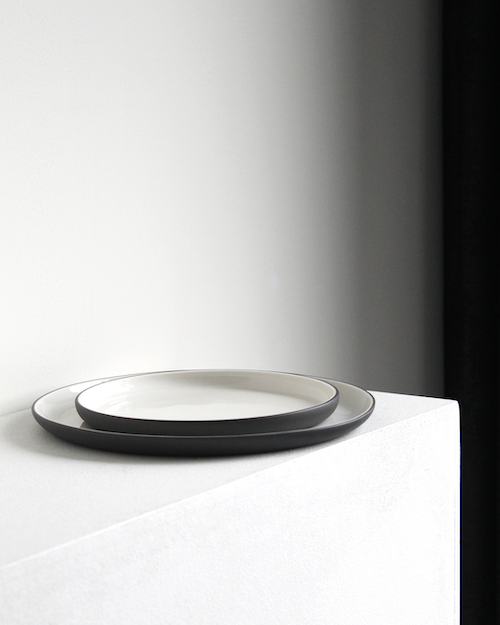 Side Plate in Dark Grey