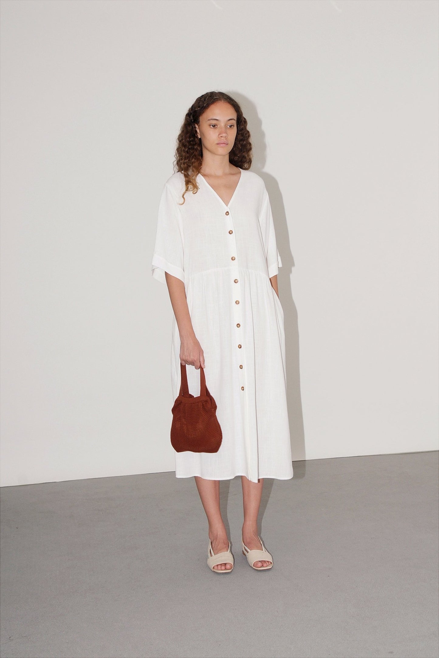 Penelope Dress in White