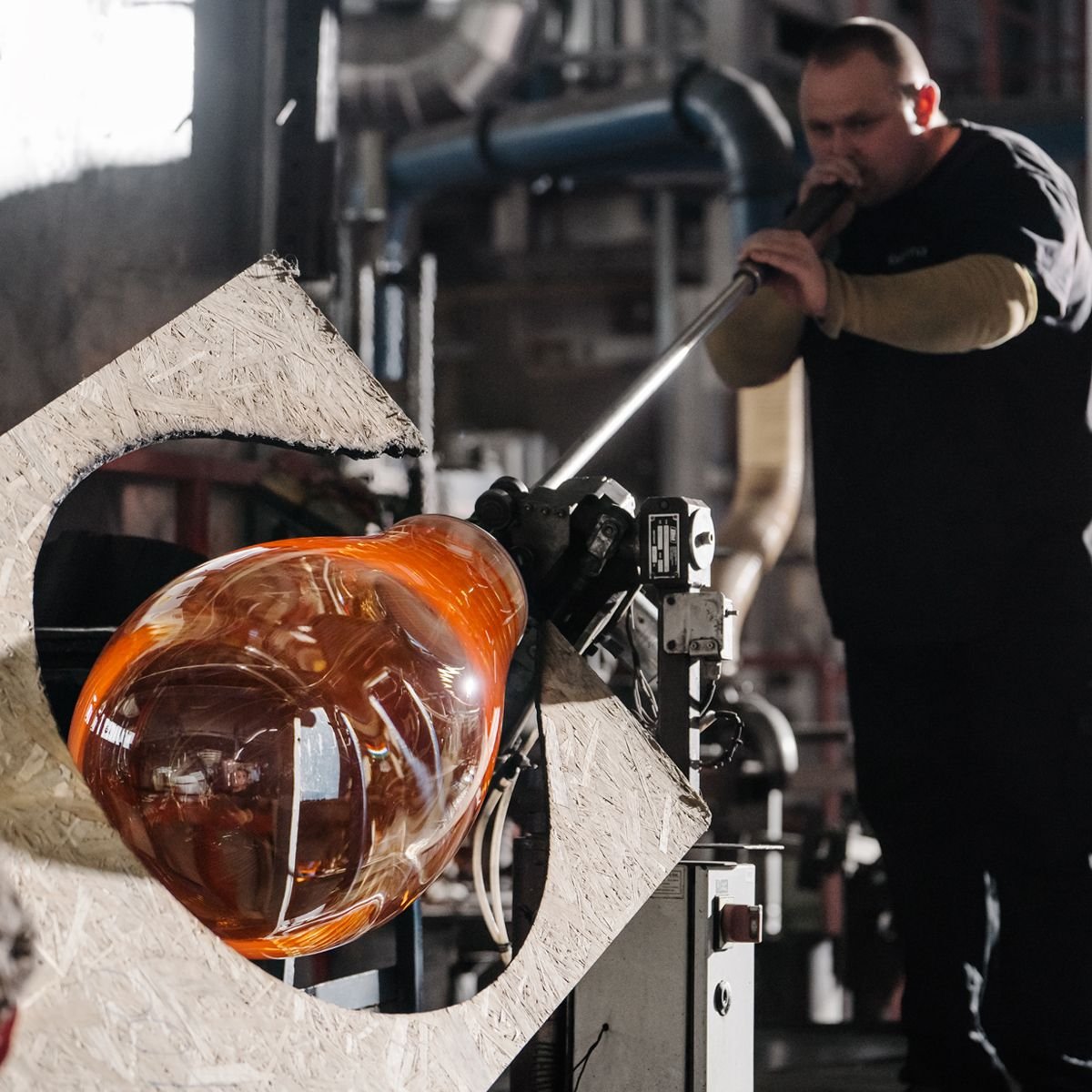 Crystal Tim Pendant in Copper, Large