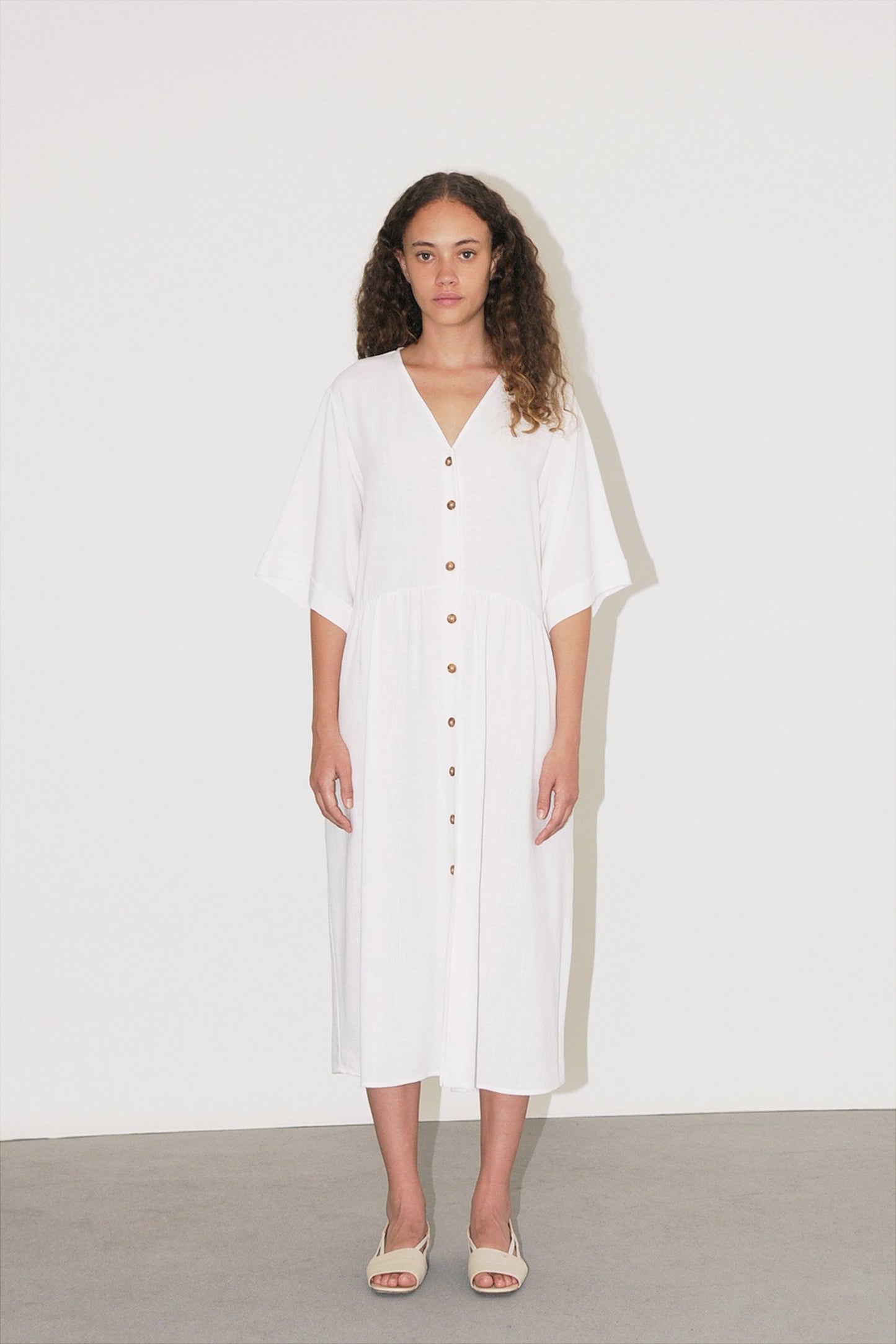 Penelope Dress in White