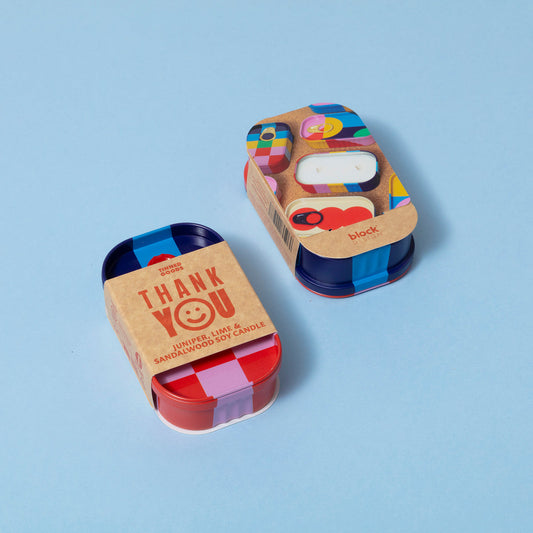 Thank You Tinned Candle