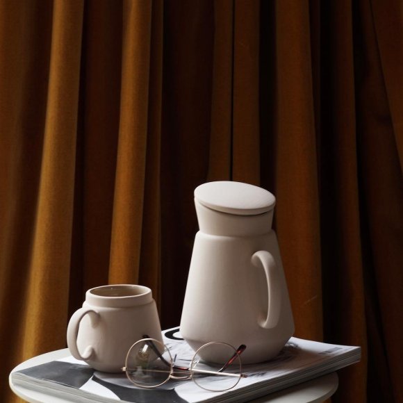 Matt Grey Ceramic Coffee Jug | The Collaborative Store
