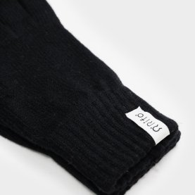 Pier Paolo Recycled Cashmere Gloves in Black | The Collaborative Store
