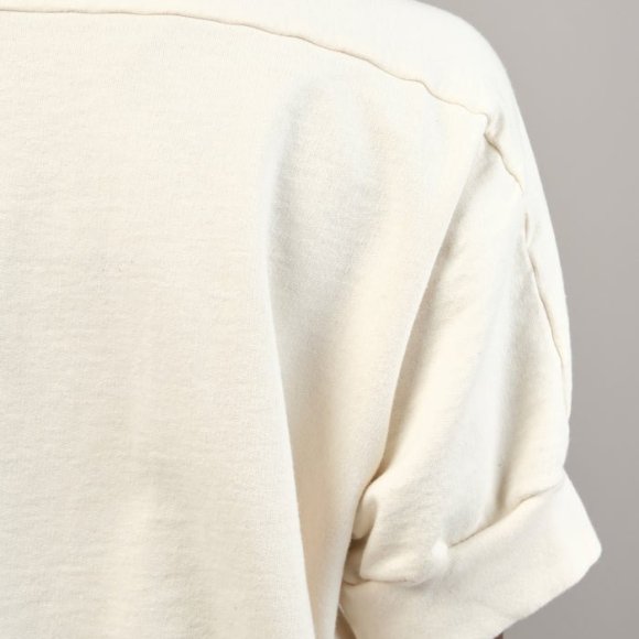 Oversized Short Sleeve Sweatshirt in Natural | The Collaborative Store