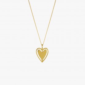 Spinning Around Heart Necklace | The Collaborative Store
