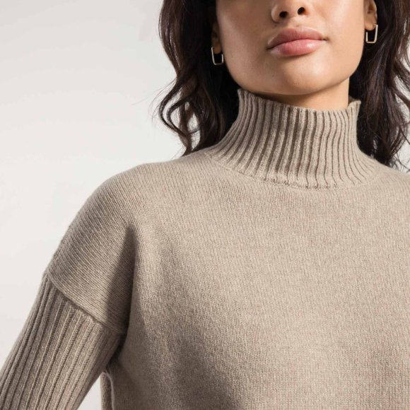 Erminia Recycled Cashmere Sweater in Sand | The Collaborative Store