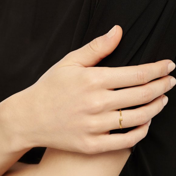 Double Arc Gold Ring | The Collaborative Store