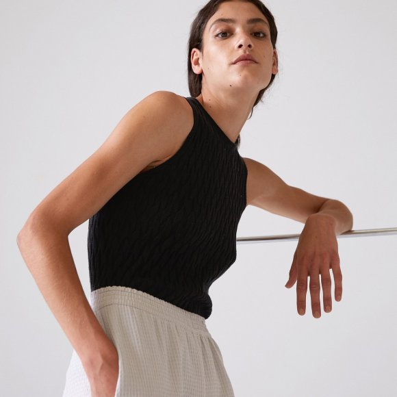 Sirkel Top in Black Cotton | The Collaborative Store